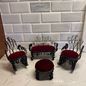 Hand crafted doll house furniture